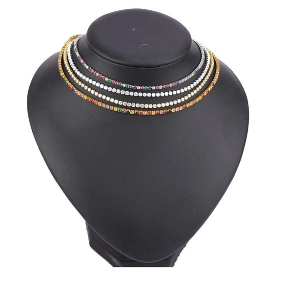 Rainbow chocker - necklace - Picture 7 of 7